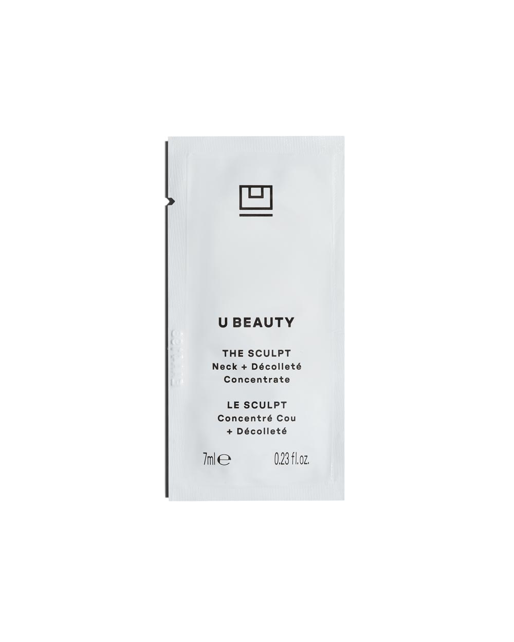 The SCULPT Neck + Decolleté Concentrate Sachet.